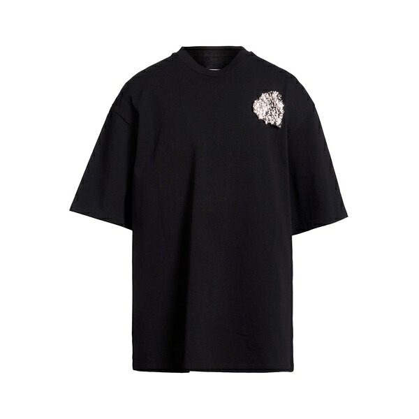 【貨物輸送無料】 ジル・サンダー メンズ ティーシャツ トップス T-shirts Black メンズファッション-トップス-Tシャツ・カットソー