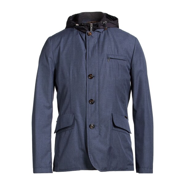 【貨物輸送無料】 ムーレー メンズ 上衣＆上衣 アウター Jackets Blue