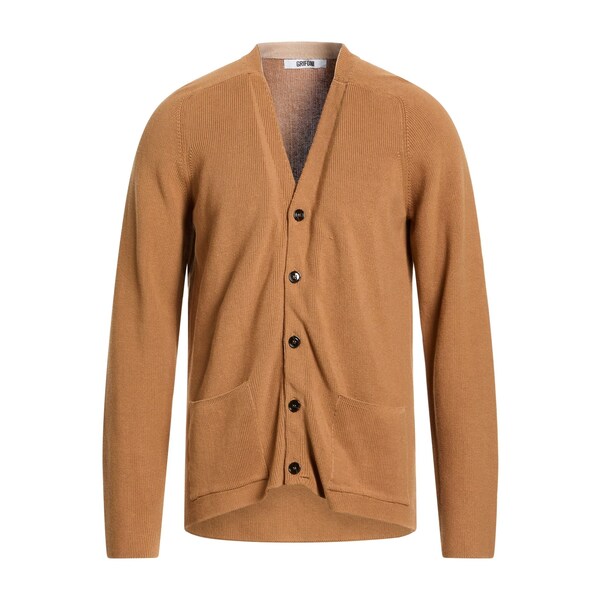 【貨物輸送無料】 グリフォーニ メンズ ジレー アウター Cardigans Beige