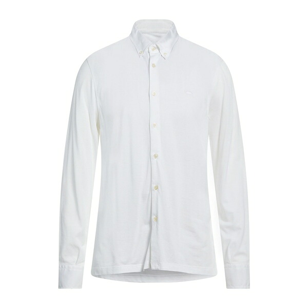 【送料無料】 ハーモント & ブレイン メンズ シャツ トップス Shirts White｜asty