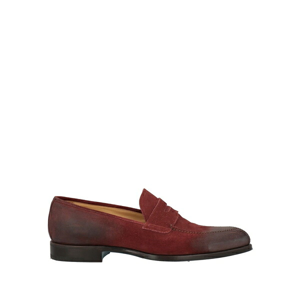 【貨物輸送無料】 ストール・マンテラッシ メンズ スリッポン・ローファー シューズ Loafers Red