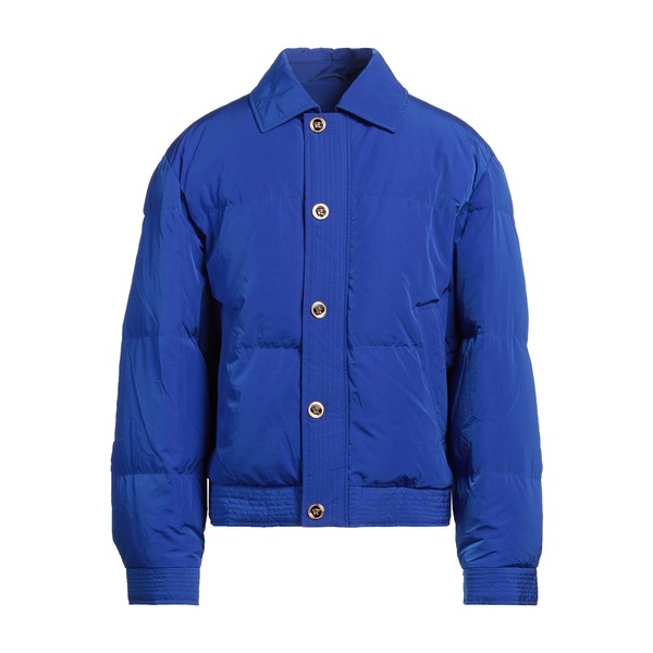 【貨物輸送無料】 ヴェルサーチ メンズ 上衣＆上衣 アウター Puffers Blue