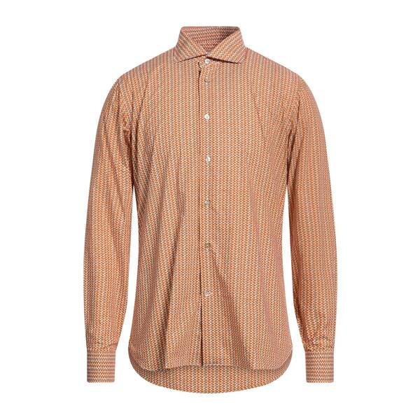 【送料無料】 ボリエッロ メンズ シャツ トップス Shirts Orange|asty
