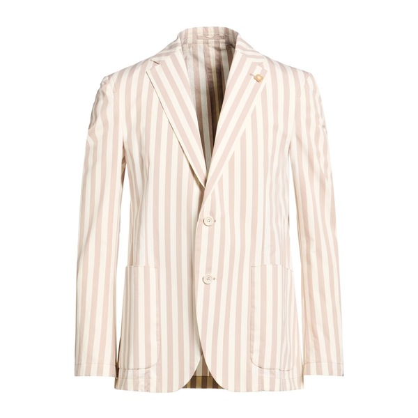 【送料無料】 ラルディーニ メンズ ジャケット&ブルゾン アウター Blazers Beige|asty