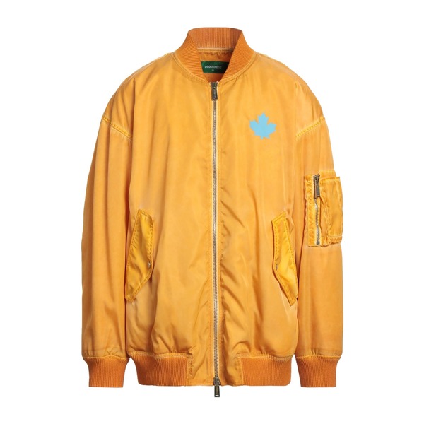 【送料無料】 ディースクエアード メンズ ジャケット&ブルゾン アウター Jackets Yellow|asty