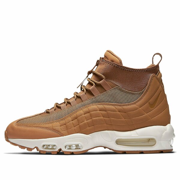 Nike ナイキ メンズ スニーカー 大気圏マックス 【Nike Air Max 95 Sneakerboot \u0027Wheat\u0027 806809-201】  大きさ US_9.5(27.5糎)