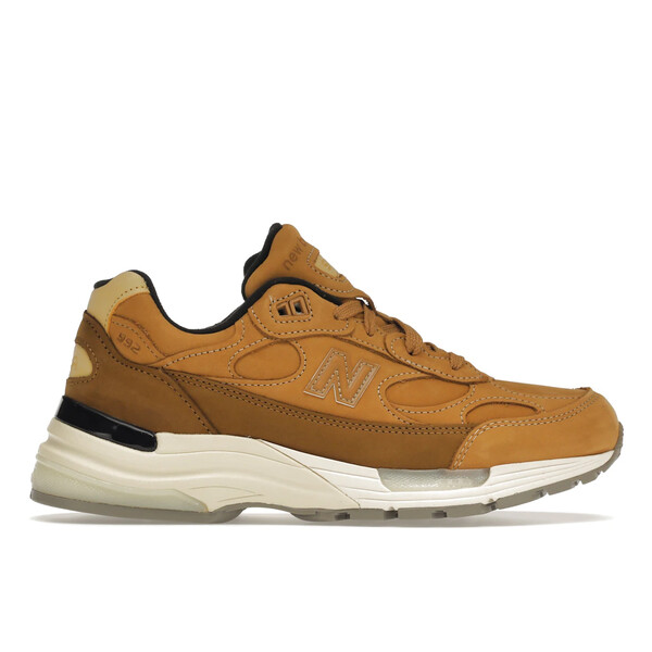 New Balance ニュー平衡にする メンズ スニーカー  【New Balance 992 MiUSA Wheat】  大きさ US_5.5(23.5珊) Wheat/Brown/Off White
