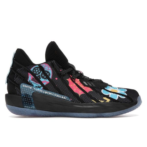 adidas アディダス メンズ スニーカー  【adidas Dame 7 Day of the Dead】  大きさ US_10.5(28.5珊) Core Black/Semi Solar Pink/Bold Gold