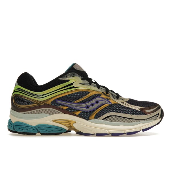Saucony サッカニー メンズ スニーカー  【Saucony ProGrid Omni 9 Crystal Cave】  大きさ US_M_4.5 Purple/Yellow