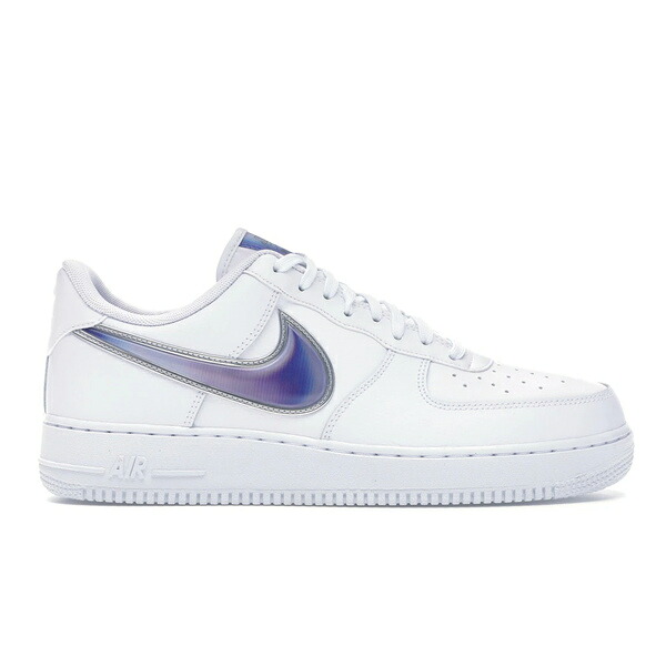 Nike ナイキ メンズ スニーカー  【Nike Air Force 1 Low Oversized Swoosh White Racer Blue】  大いさ US_10(28.0糎) White/Racer Blue