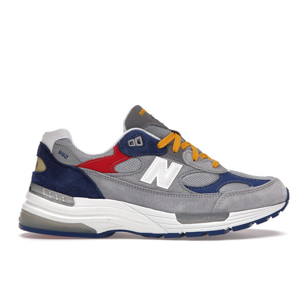 New Balance ニュー平衡にする メンズ スニーカー  【New Balance 992 DTLR Varsity】  大きさ US_12(30.0糎) Grey/Blue/Red/Yellow