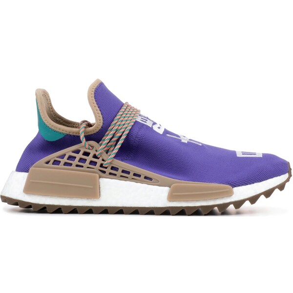 adidas アディダス メンズ スニーカー  【adidas NMD Hu Pharrell Respira (F\u0026F)】  大きさ US_6.5(24.5珊) Purple/Khaki/White