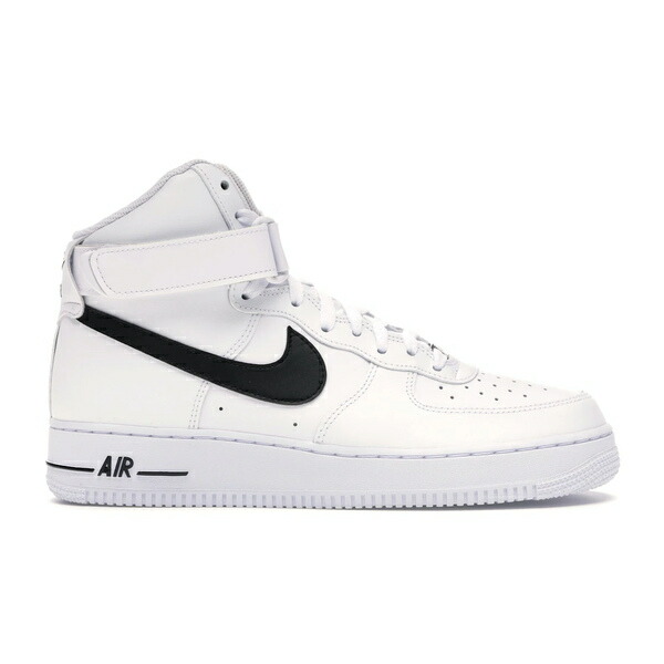 Nike ナイキ メンズ スニーカー  【Nike Air Force 1 High White Black】  大いさ US_9(27.0糎) White/Black