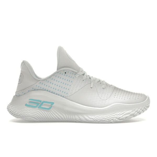 Under Armour アンダーアーマー メンズ スニーカー 【Under Armour Curry 4 Low FloTro April Showers】 サイズ US_M_13 White/Blue/Red|asty