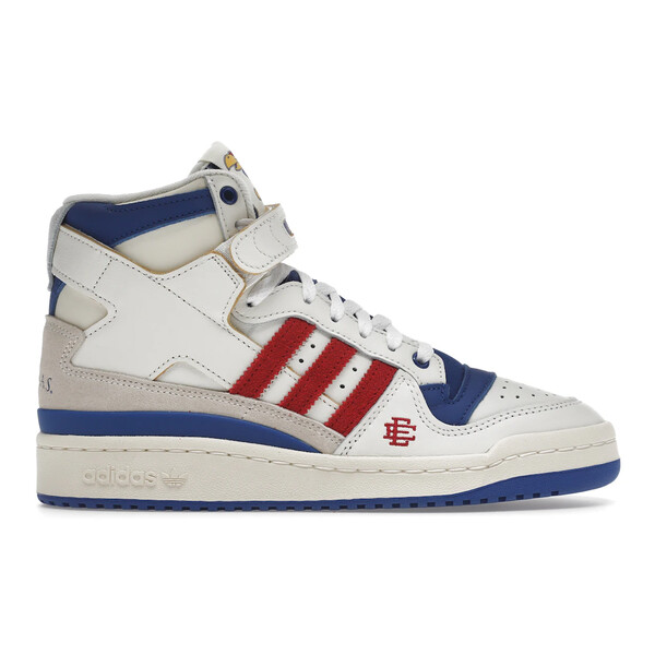 adidas アディダス メンズ スニーカー  【adidas Forum 84 High Eric Emanuel Kansas Jayhawks】  大きさ US_M_13 Cloud White/Royal Blue/Team Power Red