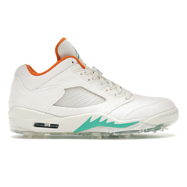 Jordan ジョーダン メンズ スニーカー  【Jordan 5 Retro Low Golf Lucky and Good】  大きさ US_5.5(23.5糎) Sail/Starfish-Neptune Green-Obsidian