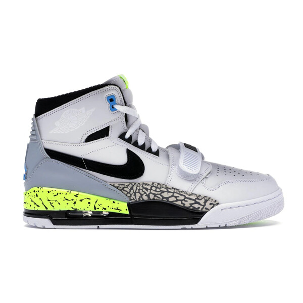 Jordan ジョーダン メンズ スニーカー  【Jordan Legacy 312 Command Force Volt】  大いさ US_9.5(27.5糎) White/Black-Volt-Vivid Blue-Wolf Grey