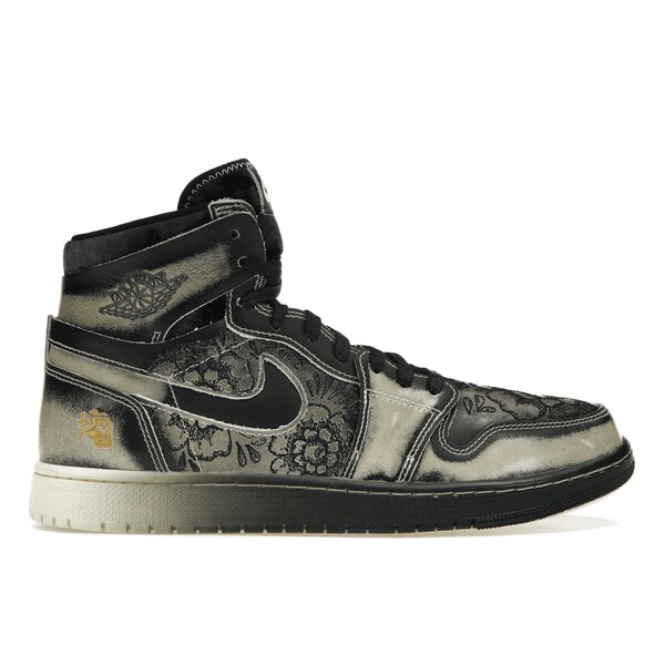 Jordan ジョーダン メンズ スニーカー  【Jordan 1 High Zoom Air CMFT 2 Da De Muertos】  大きさ US_5(23.0珊) Black/Black/Pale Ivory