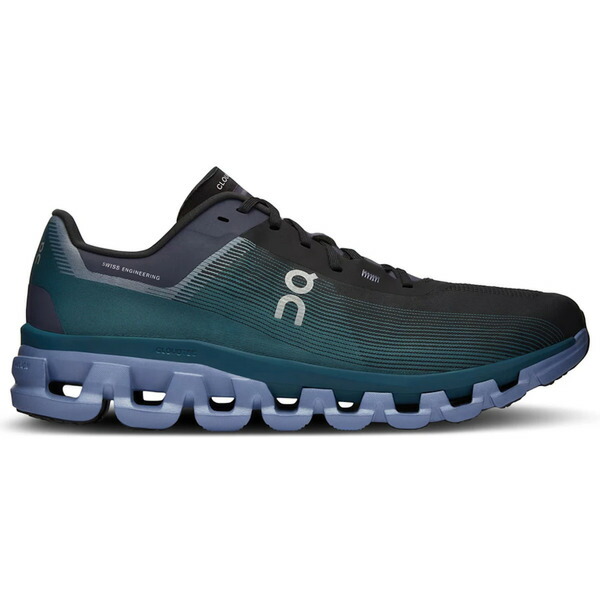 On オン メンズ スニーカー  【On Running Cloudflow 4 Black Storm】  大きさ US_7.5(25.5珊) Black/Storm