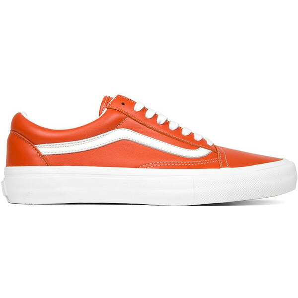 Vans バンズ メンズ スニーカー  【Vans Old Skool Italian Leather Mango】  大いさ US_10(28.0糎) Mango