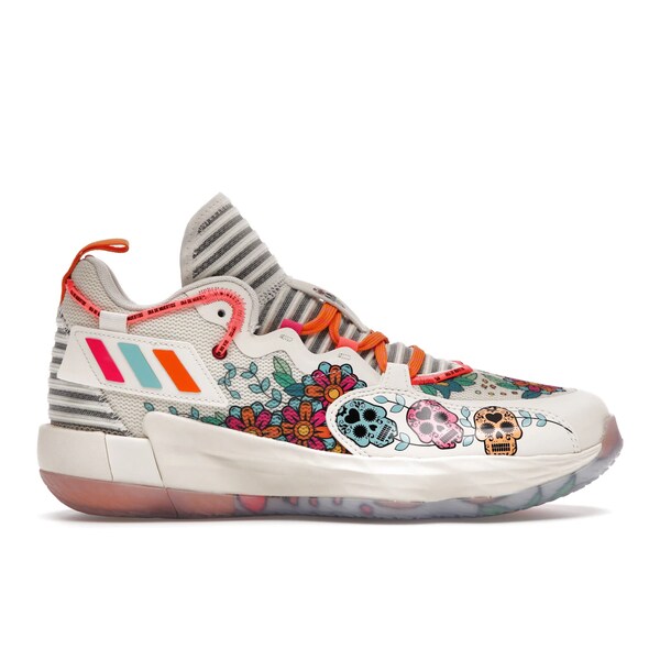 adidas アディダス メンズ スニーカー  【adidas Dame 7 EXTPLY Day Of The Dead】  大きさ US_7(25.0珊) Tennessee Orange/Core Black/Cream White