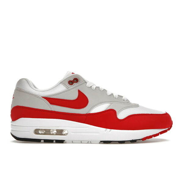 Nike ナイキ メンズ スニーカー  【Nike Air Max 1 Anniversary Red (2017/2018 Restock Pair)】  大きさ US_5.5(23.5珊) White/University Red-Neutral Grey-Black