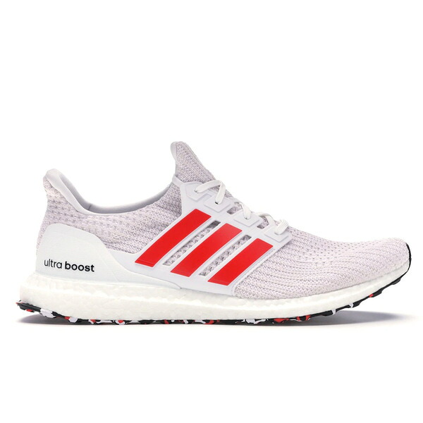 adidas アディダス メンズ スニーカー  【adidas Ultra Boost 4.0 Cloud White Active Red】  大きさ US_7.5(25.5珊) Cloud White/Active Red/Chalk White