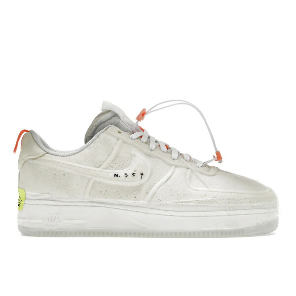 Nike ナイキ メンズ スニーカー  【Nike Air Force 1 Low Experimental Sail】  大きさ US_8(26.0糎) Sail/White/Atomic Orange