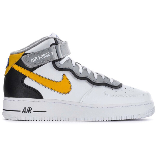 Nike ナイキ メンズ スニーカー  【Nike Air Force 1 Mid Athletic Club White Dark Sulfur】  大いさ US_8.5(26.5糎) White/Dark Sulfur/Black/Light Smoke Grey