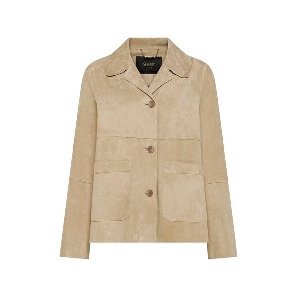 セブンティ レディース ジャケット＆ブルゾン アウター Pocket jacket Neutrals｜asty
