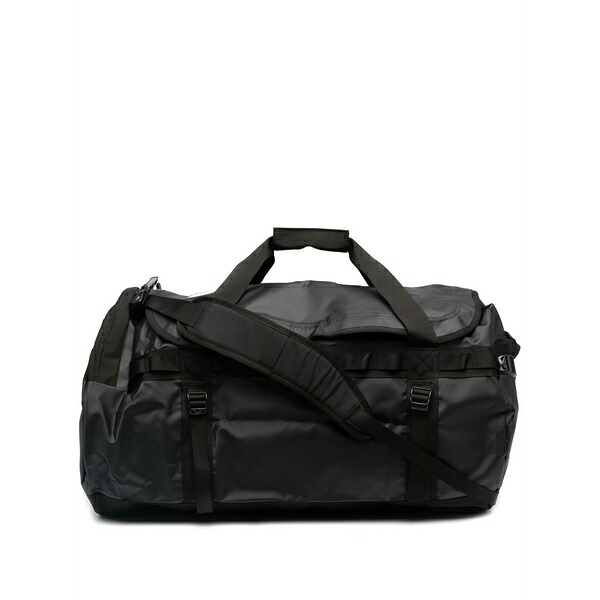 北の方人間の顔 メンズ トートバッグ 御徒面子 Base camp duffle bag  Black