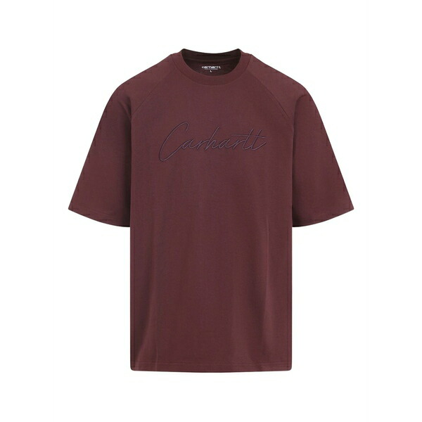 カーハート メンズ Tシャツ トップス S/s ray raglan t-shirt Brown｜asty