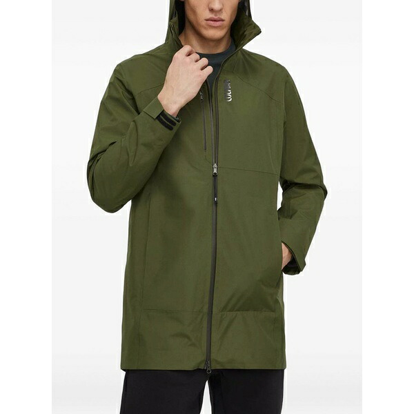 コルマール メンズ ジャケット＆ブルゾン アウター Zip-up hooded jacket Green｜asty