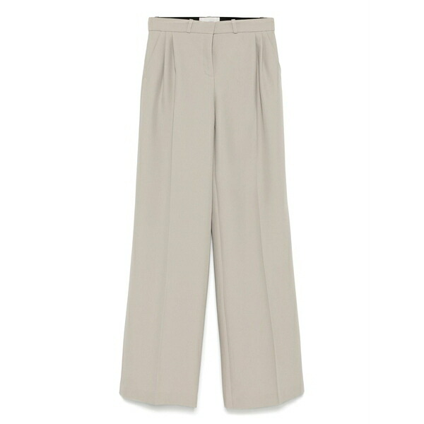 コペルニ レディース カジュアルパンツ ボトムス Pleat-detail trousers Neutrals｜asty