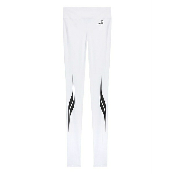 エムエスジイエム レディース レギンス ボトムス Logo graphic leggins  White