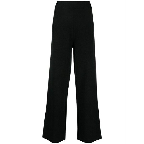 セブンティ レディース カジュアルパンツ ボトムス Wide-leg wool-blend trousers Black｜asty 30,420円
