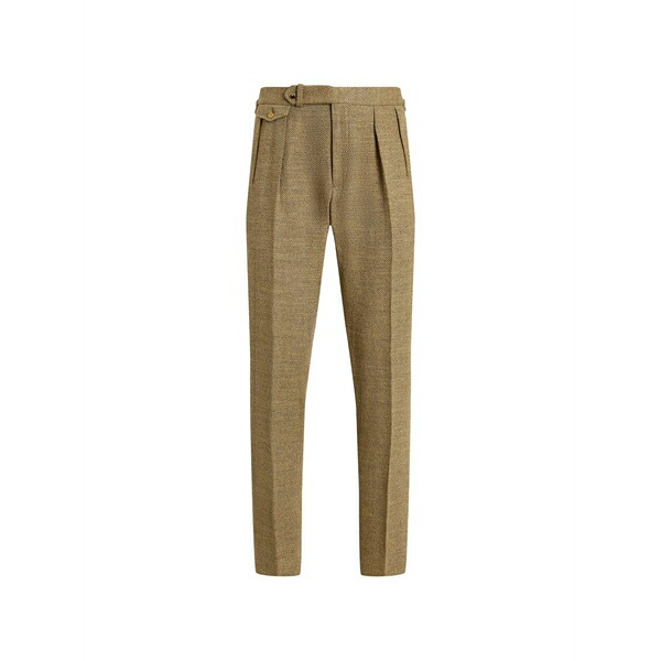 ラルフローレン メンズ カジュアルパンツ ボトムス Dalton pleated trousers Neutrals｜asty