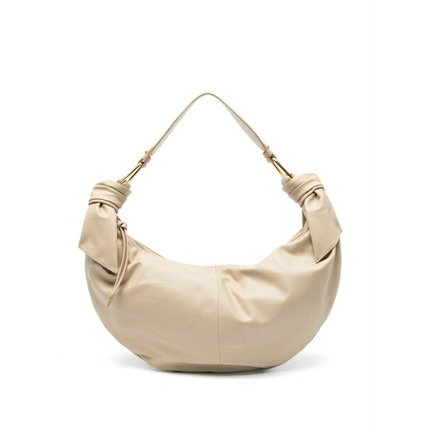 コチネレ レディース ショルダーバッグ 御徒面子 Large furoshiki knotted-handle shoulder bag Neutrals