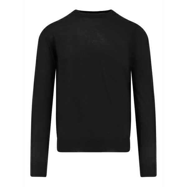 フィリッポ デ ラウレンティス メンズ ニット&セーター アウター Crew-neck sweater Black|asty