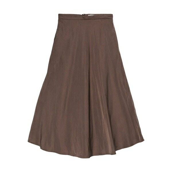 ドロシーシューマッハ レディース スカート ボトムス High-waisted a-line midi skirt Brown|asty
