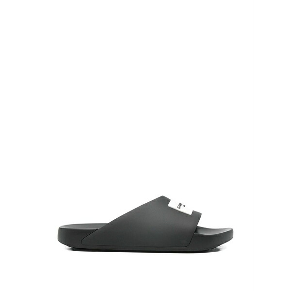 ジバンシー メンズ サンダル シューズ Logo-detail slides  Black