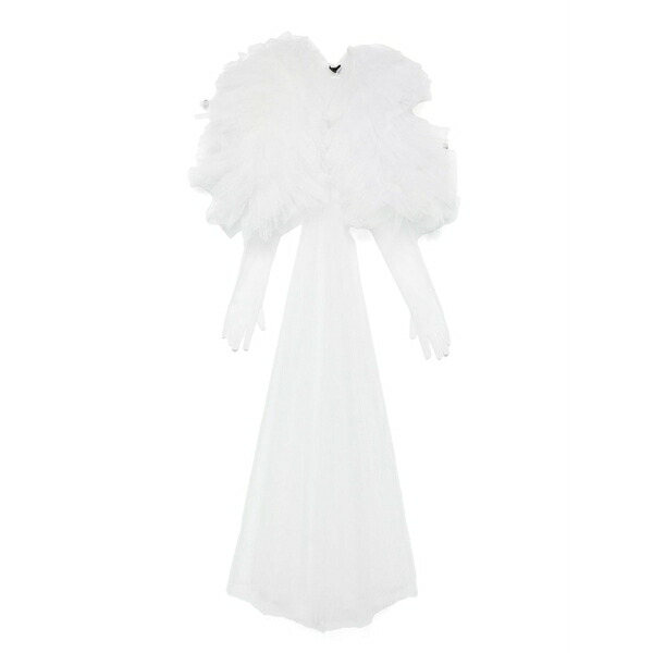アルケミー レディース 上衣＆上衣 アウター Tulle-panels jacket  White