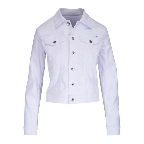 エージージーンズ レディース ジャケット＆ブルゾン アウター Button-down jacket White｜asty