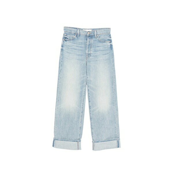マザー レディース デニムパンツ ボトムス The dodger button hover cuff Blue|asty
