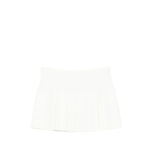 パロッシュ レディース スカート ボトムス Pleated mini skirt Neutrals｜asty