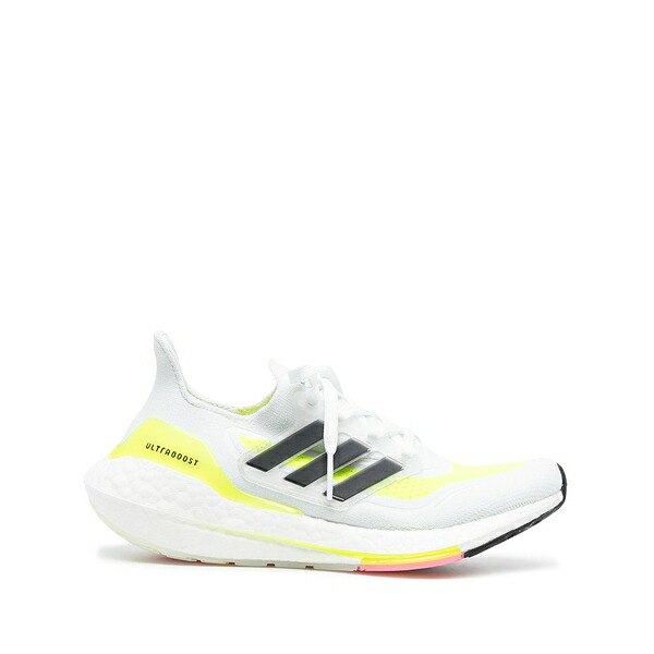 アディダス レディース スニーカー シューズ Ultraboost 21 \"cloud white/core black/solar y\"" sneakers Green"