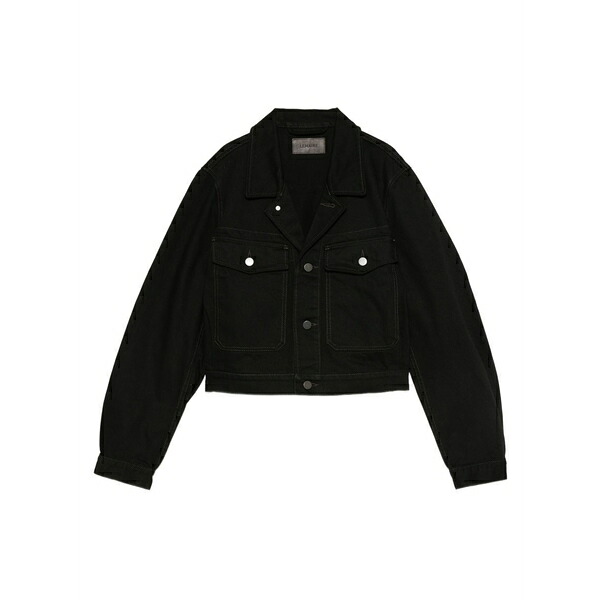 ルメール レディース 上衣＆上衣 アウター Button-fastening flap-pocket jacket Black