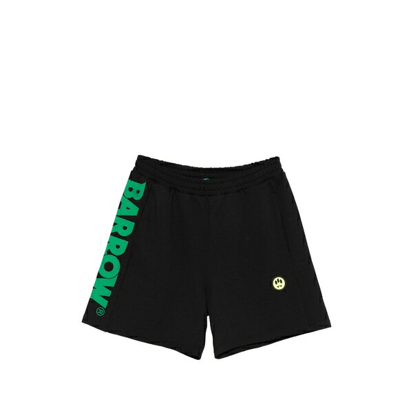 バロウ メンズ カジュアルパンツ ボトムス Logo shorts Black｜asty