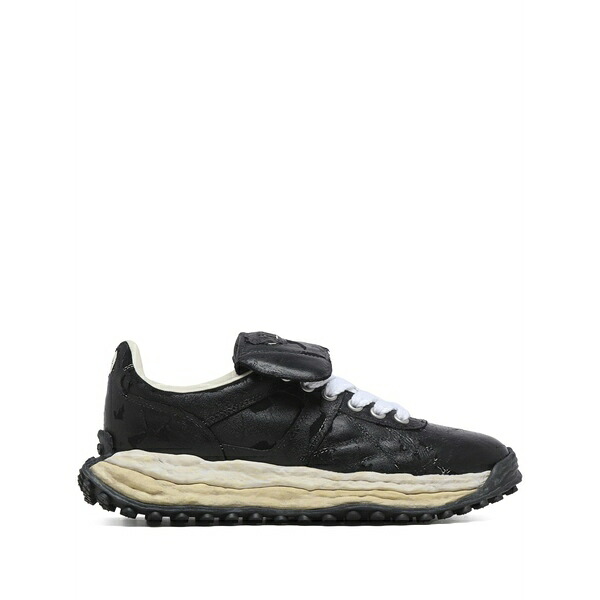 ミハラヤスヒロ メンズ スニーカー シューズ Scott padded tongue sneakers Black