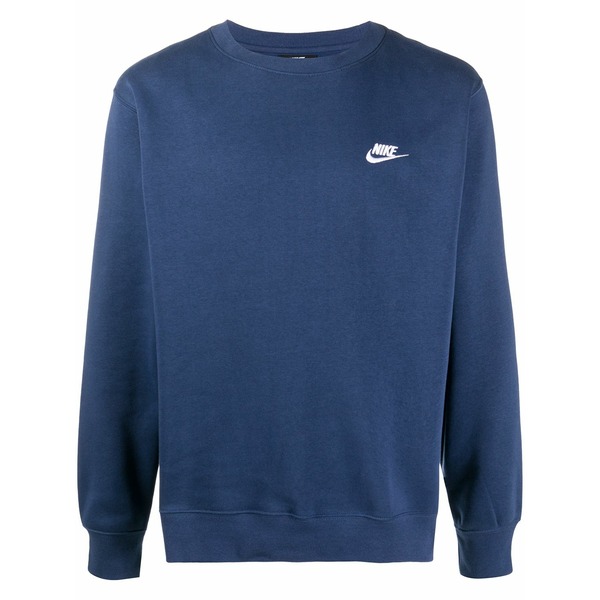 ナイキ メンズ 編み物\u0026スウェーター アウター Embroidered logo jumper Blue